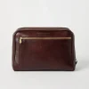 Piccola Pelletteria-Brunello Cucinelli Beauty case in vitello Burgundy (C8457)