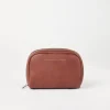 Piccola Pelletteria-Brunello Cucinelli Beauty case in vitello con grana Burgundy (C6608)