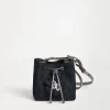 Borse-Brunello Cucinelli Borsa Bucket in denim no fade con patch Off-White (C001)