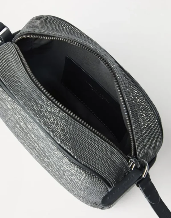 Borse A Tracolla & Zaini-Brunello Cucinelli Borsa Precious Lignite (C2355)