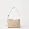 Borse A Mano & Shopper-Brunello Cucinelli Borsa Shoulder BC Duo in nappa con monile Beige (C3251)