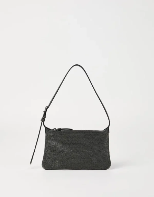 Borse A Mano & Shopper | Event Dressing-Brunello Cucinelli Borsa Shoulder BC Duo Precious Nero (C2355)