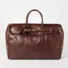 Borse-Brunello Cucinelli Borsa Weekender Country in vitello Burgundy (C8457)