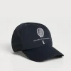 Accessori-Brunello Cucinelli Cappello Baseball in tessuto leggero techno con logo Tennis Blu (CLX37)