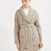 Event Dressing | Maglieria-Brunello Cucinelli Cardigan Dazzling Fern Embroidery in alpaca, mohair e lana Beige (CFY65)