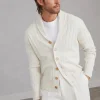 Maglieria-Brunello Cucinelli Cardigan in cashmere costa piatta Beige (C132)