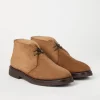 Stringate-Brunello Cucinelli Chukka Boot in camoscio Cognac (C8050)