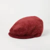 Cappelli-Brunello Cucinelli Coppola in shearling merino Rubino (C7493)