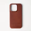 Life Attitude-Brunello Cucinelli Cover per iPhone 15 Pro in vitello con grana Rame (C6608)