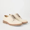 Stringate-Brunello Cucinelli Derby in camoscio Beige (C2675)