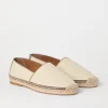 Mocassini-Brunello Cucinelli Espadrillas in rafia techno con bordatura Ecrù (CJK58)