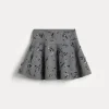 Pantaloni & Gonne-Brunello Cucinelli Gonna Dazzling Fern Motif in flanella di lana vergine techno Grigio (C003)