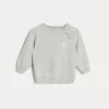 Newborn (0-24 Mesi)-Brunello Cucinelli Maglia Baby Bernie in cashmere con bottoni Nebbia (CI807)