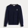 Maglieria-Brunello Cucinelli Maglia in cashmere Blu Navy (CTH29)