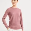 Maglieria-Brunello Cucinelli Maglia in cashmere con monile Rosa (C2926)