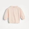 Newborn (0-24 Mesi)-Brunello Cucinelli Maglia jacquard Baby Bernie in cotone con bottoni Rosa (C2344)