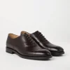 Stringate-Brunello Cucinelli Oxford in vitello Smart con puntale Marrone (C8455)