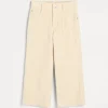 Pantaloni & Gonne-Brunello Cucinelli Pantalone A-line in velluto a coste di cotone comfort con monile Crema (C1934)