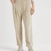 Pantaloni-Brunello Cucinelli Pantalone Baggy in corduroy di cotone comfort Grigio Perla (C9610)