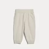 Ready To Wear (2-6 Anni)-Brunello Cucinelli Pantalone Bernie in maglia jacquard di cotone Avena (CW486)