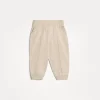 Ready To Wear (2-6 Anni)-Brunello Cucinelli Pantalone Bernie in maglia jacquard di cotone Beige (CWA75)