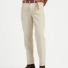 Pantaloni-Brunello Cucinelli Pantalone cinque tasche italian fit in velluto a costine di cotone tinto capo Beige (C6233)