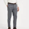 Pantaloni-Brunello Cucinelli Pantalone italian fit in flanella di lana vergine Grigio Medio (C003)