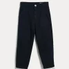 Pantaloni-Brunello Cucinelli Pantalone Utility in gabardina di cotone ritorto tinto capo Blu Navy (C2517)