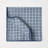 Altri Accessori-Brunello Cucinelli Pochette in seta con disegno geometrico Blu (CFF31)