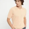 Maglieria-Brunello Cucinelli Polo in maglia di cotone costa inglese Melone (CNN40)