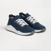 Scarpe-Brunello Cucinelli Runners in maglia di cotone techno Blu (CIR73)