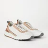 Sneakers-Brunello Cucinelli Runners in vitello semilucido Beige (CNL39)