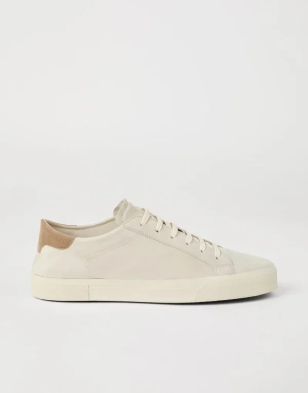 Sneakers-Brunello Cucinelli Sneakers in camoscio Bianco (CFE29)