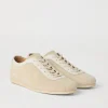 Sneakers-Brunello Cucinelli Sneakers in camoscio lavato Latte (CIX77)