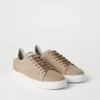 Sneakers-Brunello Cucinelli Sneakers in vitello nabuk Beige (CES19)