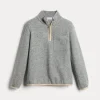 T-shirt & Camicie-Brunello Cucinelli Topwear in cashmere e cotone techno con collo alto e apertura zip Grigio (C8469)