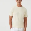 T-shirt & Polo-Brunello Cucinelli T-shirt girocollo in jersey di cotone con Faux Layering Zenzero (CPT11)