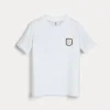 Travelwear | T-shirt & Camicie-Brunello Cucinelli T-shirt girocollo in nylon comfort con badge Tennis Bianco (C6159)