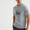 T-shirt & Polo-Brunello Cucinelli T-shirt Milano in jersey di cotone Grigio (C9300)