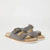 Slides & Infradito-Brunello Cucinelli Urban Slides in camoscio lavato Taupe Smoke (CAY30)